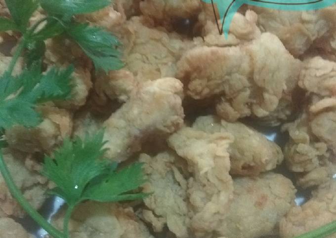 19. Ayam goreng tepung krispi / KFC ala-ala DapurMarin