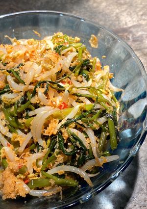 Foto resep Urab kangkung toge