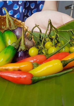 รูปของ ลูกชุบ🍒🍇🌶🥕🥦