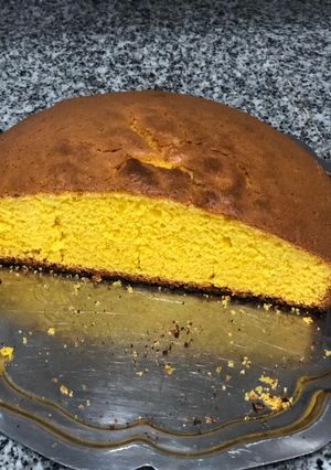 Una foto de Torta de zanahoria y mandarina