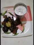 Fried brinjal