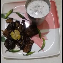 A picture of Fried brinjal.