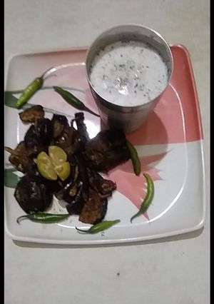 A picture of Fried brinjal.