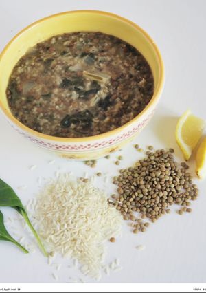 A picture of Spinach Lentil Soup.