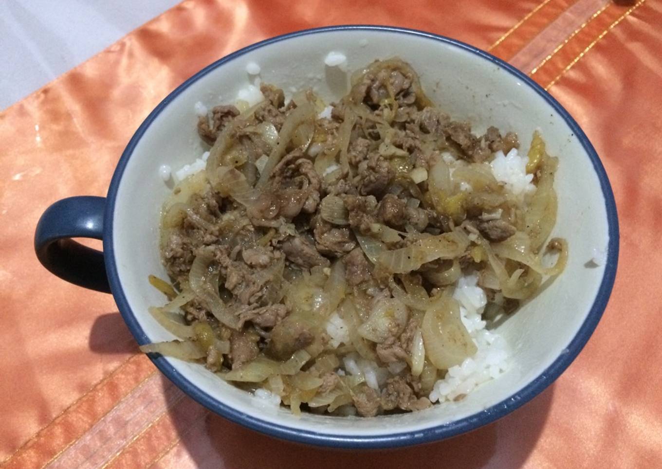 Beef Bowl / rice Bowl ala yoshinoya