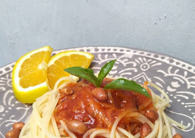 Cara Buat 144. Spagetti Bumbu Kacang Anti Gagal
