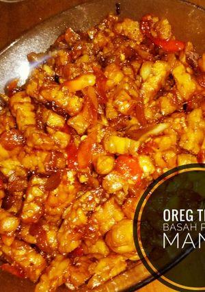 Foto resep Oreg Tempe Basah Pedas Manis