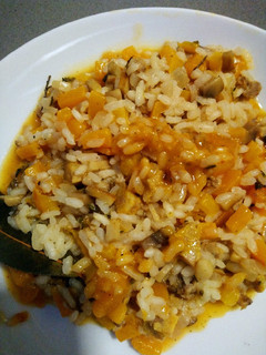 Una foto de Risotto de otoño
