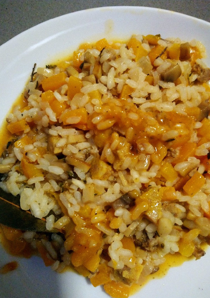Una foto de Risotto de otoño