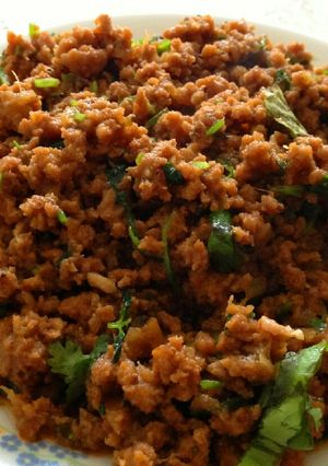 A picture of Nutrela dry sabji.