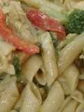 Creamy macarona with chicken (my own version)
