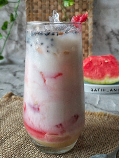 Foto resep Es Semangka Susu
