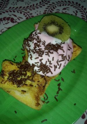 Foto resep Roti bakar dingin 😱