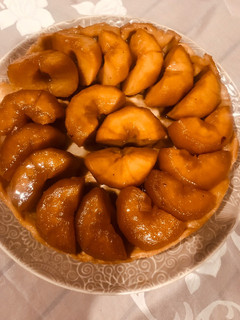 Una foto de Tarta Tatin clásica