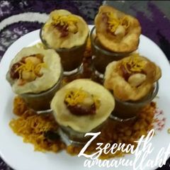 A picture of Pani Puri Shots.