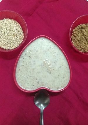 A picture of Jaggery Dalia.