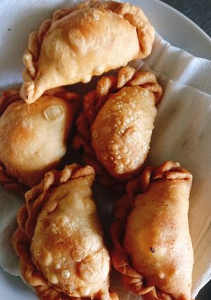 Hình của món Bánh gối giòn lâu.