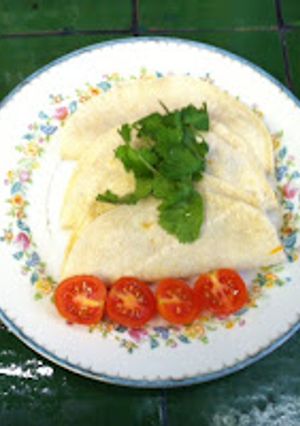 Una foto de Tacos de tinga de setas
