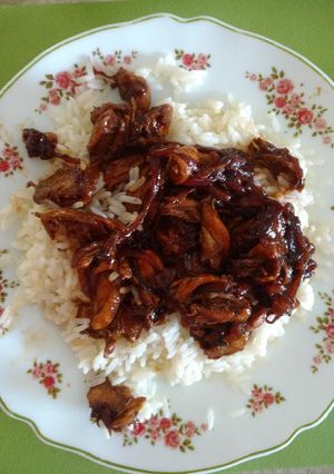 Una foto de Pollo Bourbon