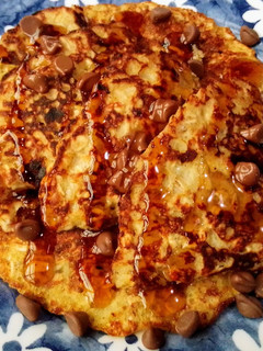 Una foto de Hotcakes de Choco Banana (Avena)