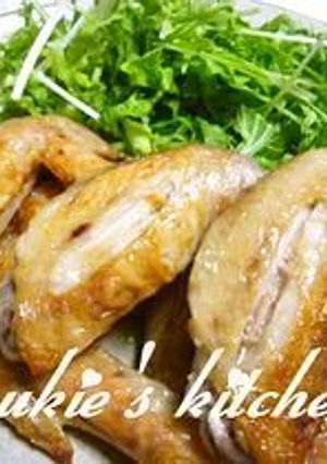A picture of Addictive!! Grilled Salted Chicken Wings from a Yakitori Shop!.