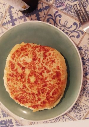 Una foto de Tortita de patatas rellena
