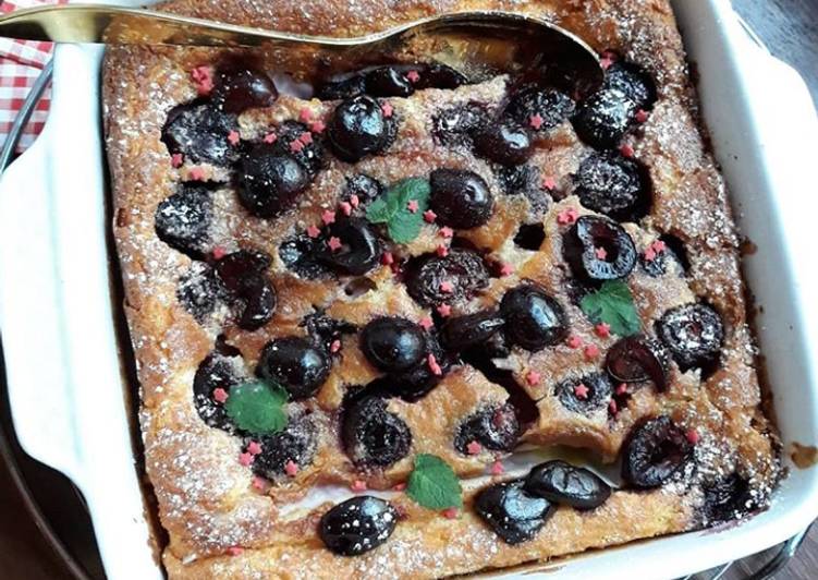 ☆Clafoutis Cerises Noires et Citronelle☆