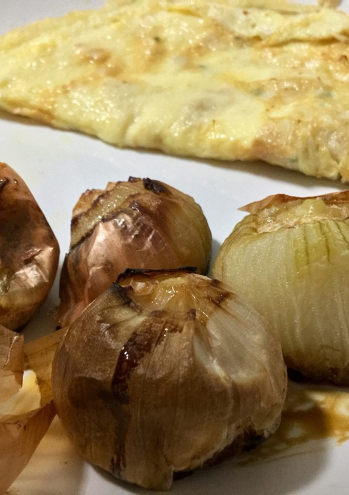 Una foto de Cebollitas al horno