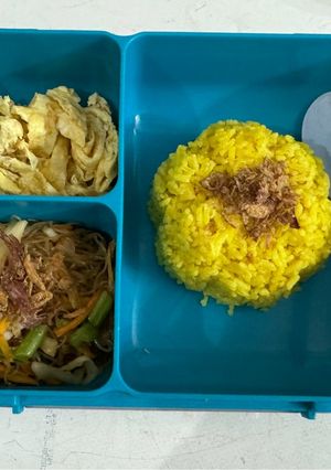 Foto resep Nasi kuning tanpa santan