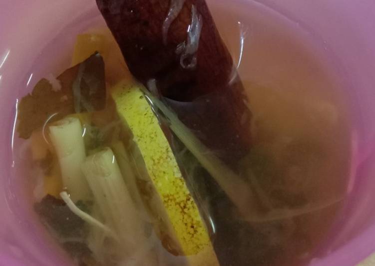 Resep Ramuan kesehatan + pembakar lemak perut oleh Liena 