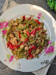 Foto resep Tumis Pare Teri Tempe
