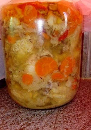 Una foto de Escabeche de pollo alitas