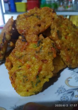 Foto resep Martabak nasi sayur