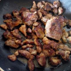 A picture of Pan fried pork.