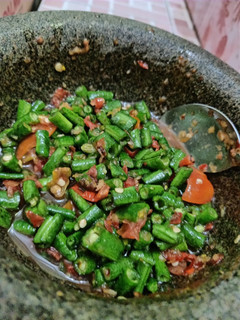Foto resep Pencok Kacang Panjang