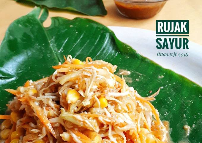 Rujak Sayur Bumbu Kacang