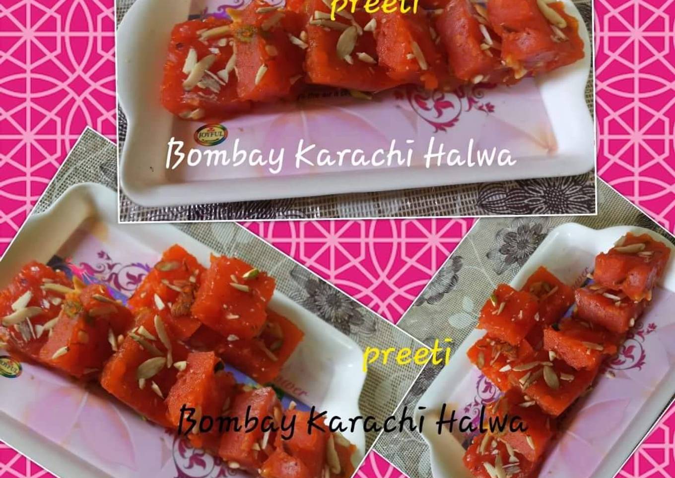 Recipe of Super Quick Homemade Bombay karachi Halwa /