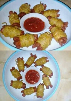 Foto resep Sosis gulung mie