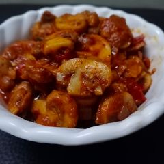 Spicy mushroom gravy A picture of Spicy mushroom gravy.