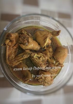 Foto resep Ayam kecap (toping mie ayam)