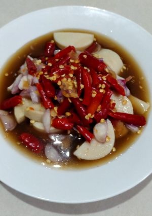 รูปของ ยำหมูยอสูตรน้ำปลาร้าต้มสุก