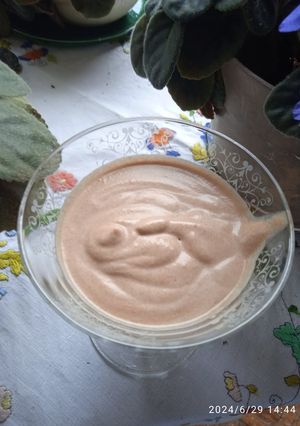 Una foto de Parfait de chocolate