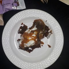 Sticky toffee pudding A picture of Sticky toffee pudding.