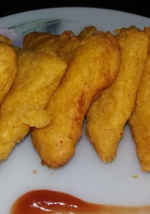 A picture of Bread pakoda.
