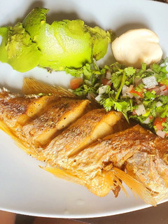 Una foto de Pescado frito