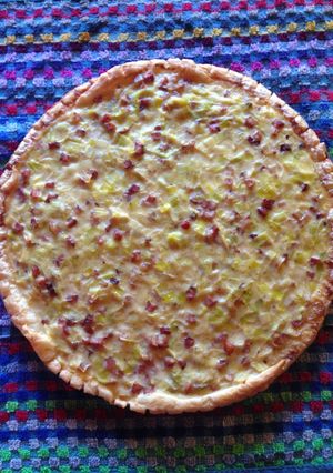 Foto principal de Quiche de puerros y bacon