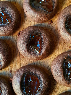 Una foto de Deliciosas pepas de chocolate y naranja SIN GLUTEN / SIN LACTOSA