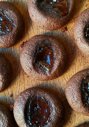 Una foto de Deliciosas pepas de chocolate y naranja SIN GLUTEN / SIN LACTOSA