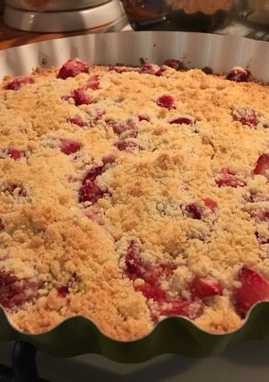 Epres morzsa süti recept fotója