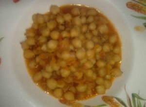 Una foto de Chana Masala - guiso hindú de garbanzos.